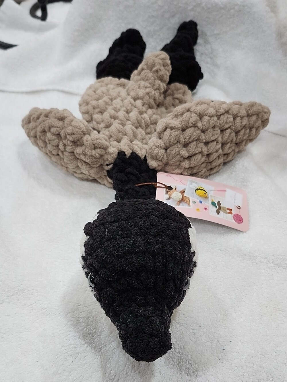 Handmade Canada Goose Crochet Plush Toy